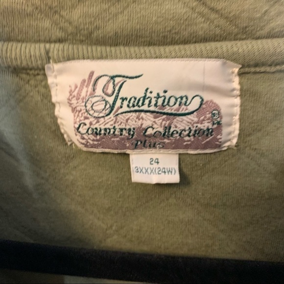 Green Quilted Vest - Picture 5 of 5